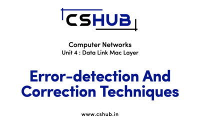 Error-detection And Correction Techniques