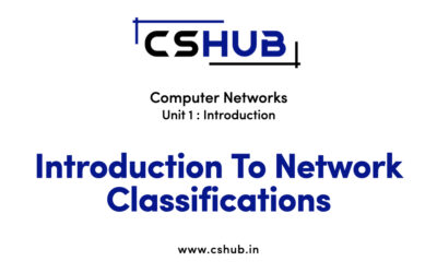Introduction To Network Classifications