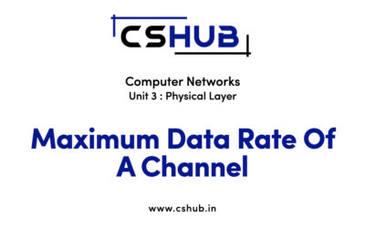 Maximum Data Rate Of A Channel