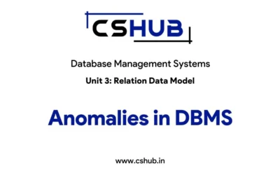 Anomalies in DBMS