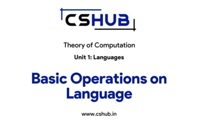 Basic Operations on Language