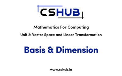 Basis & Dimension