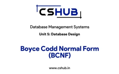 Boyce Codd Normal Form (BCNF)