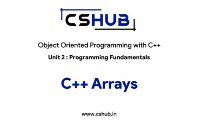 C++ Arrays
