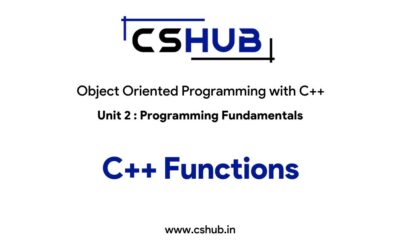 C++ Functions