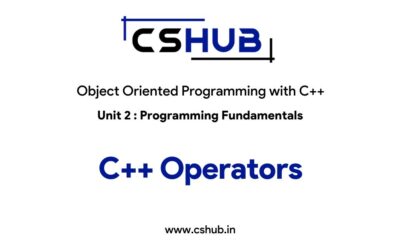C++ Operators