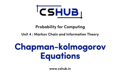 Chapman-kolmogorov Equations