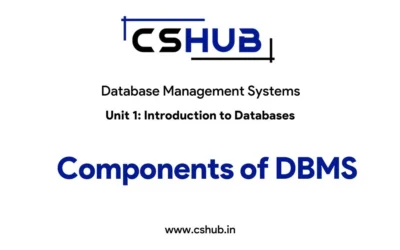Components of DBMS
