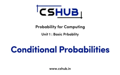 Conditional Probabilities
