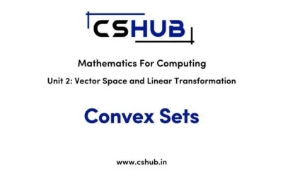Convex Sets