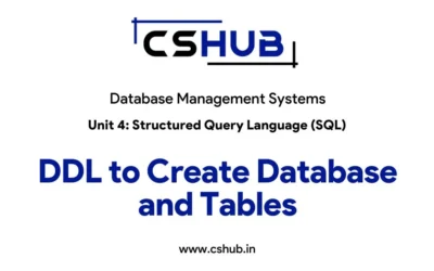 DDL to Create Database and Tables