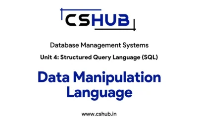 Data Manipulation Language