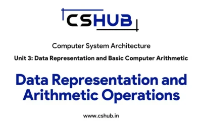 Data Representation and Arithmetic Operations