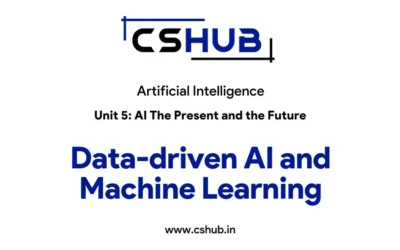 Data-driven AI and Machine Learning