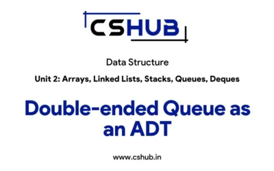 Double-ended Queue as an ADT