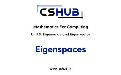 Eigenspaces