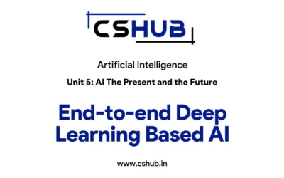 End-to-end Deep Learning Based AI