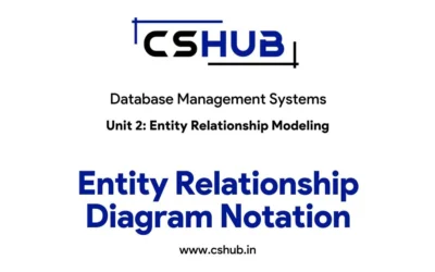 Entity Relationship Diagram Notation