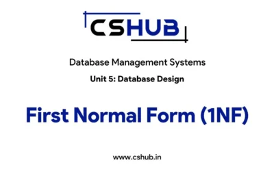 First Normal Form (1NF)