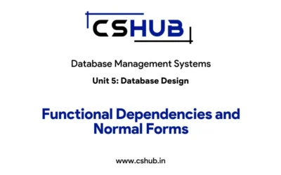 Functional Dependencies and Normal Forms