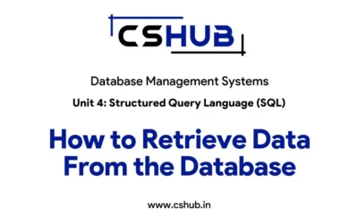 How to Retrieve Data From the Database