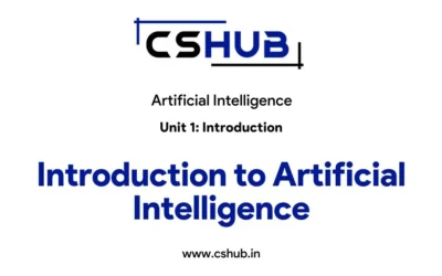 Introduction to Artificial Intelligence