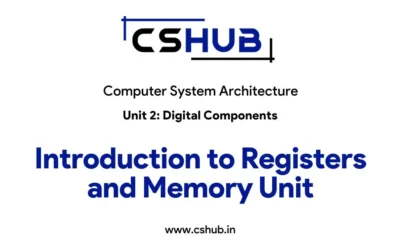 Introduction to Registers and Memory Unit
