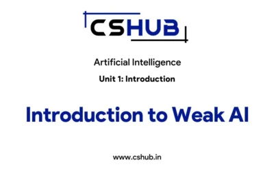 Introduction to Weak AI