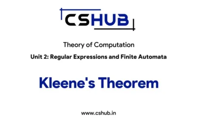 Kleene’s Theorem