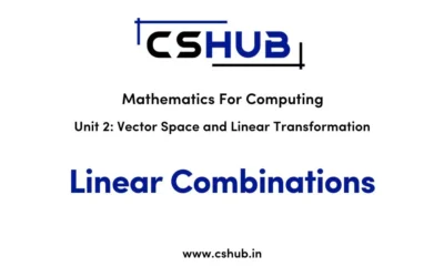 Linear Combinations