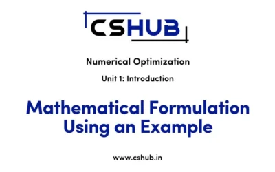 Mathematical Formulation Using an Example