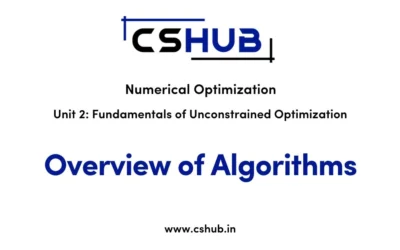 Overview of Algorithms