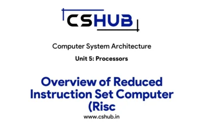 Overview of Reduced Instruction Set Computer (Risc