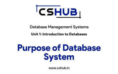 Purpose of Database System