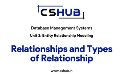 Relationships and Types of Relationship