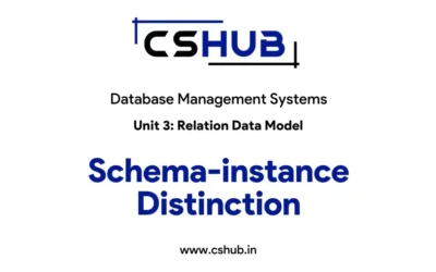 Schema-instance Distinction