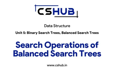 Search Operations of Balanced Search Trees