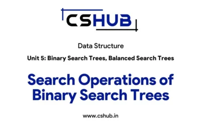Search Operations of Binary Search Trees