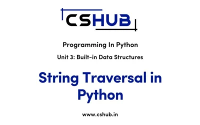 String Traversal in Python