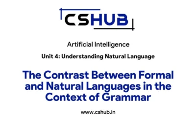 The Contrast Between Formal and Natural Languages in the Context of Grammar