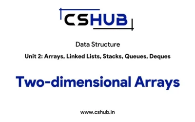 Two-dimensional Arrays