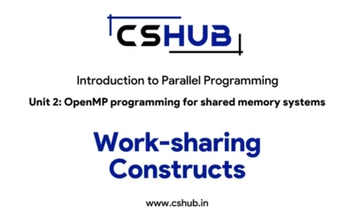 Work-sharing Constructs